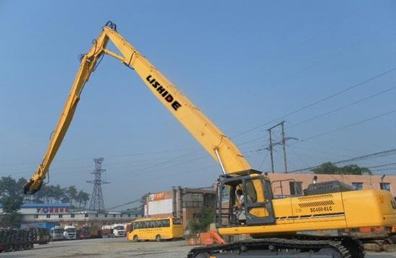 挖掘機拆樓臂、三段式加長臂、挖掘機拆樓臂廠家